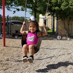 Early Learning Centers of Lubbock - Enjoying the fresh air!