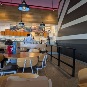 Blaze Pizza - Dining /order area - Salad Near Me - Northridge, California Blaze Pizza - Dining /order area - Salad Near Me - Northridge, California