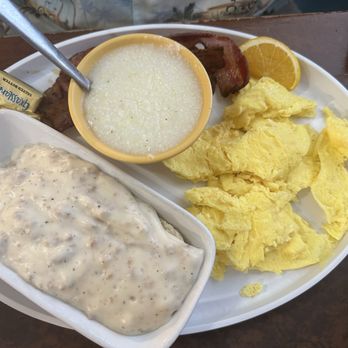 Perfect Cup - Scrambled eggs, biscuits & gravy, grits & bacon - Breakfast & Brunch Near Me - Matlacha, Florida Perfect Cup - Scrambled eggs, biscuits & gravy, grits & bacon - Breakfast & Brunch Near Me - Matlacha, Florida