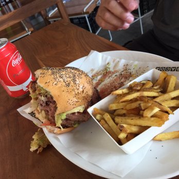 Bacoa - Suiza double patty burger with thin fries - Burgers Near Me - Barcelona, B