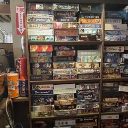 sweet board game library!