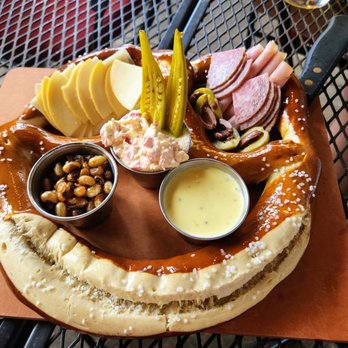 Square Root - Bravarian pretzel board - American Near Me - Brevard, North Carolina