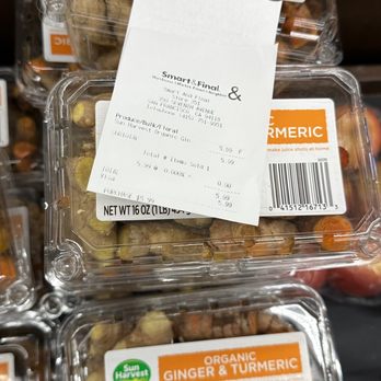 Smart & Final - $5.99 Organic Ginger & Tumeric {4/18/2023} - Grocery Near Me - San Francisco, California Smart & Final - $5.99 Organic Ginger & Tumeric {4/18/2023} - Grocery Near Me - San Francisco, California