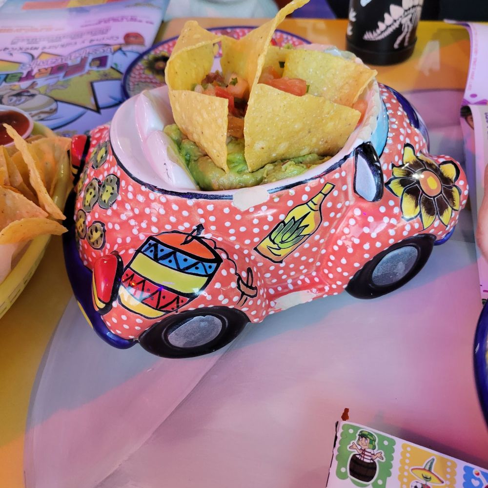 La Fortaleza - Our guacamole in a little car. It was good and fun idea of a serving vessel. - Mexican Near Me - Lodi, New Jersey La Fortaleza - Our guacamole in a little car. It was good and fun idea of a serving vessel. - Mexican Near Me - Lodi, New Jersey