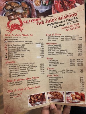 Menu photo 3 Juicy Seafood Little Rock, AR