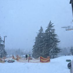 Multorpor Lodge - Out the window towards the sledding station
