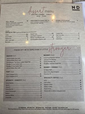 Menu photo 1 NextDoor Restaurant Markham, ON