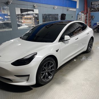 Cuba Mobile Window Tinting - Tesla Model 3 All around tint - Car Window Tinting Near Me - San Jose, California