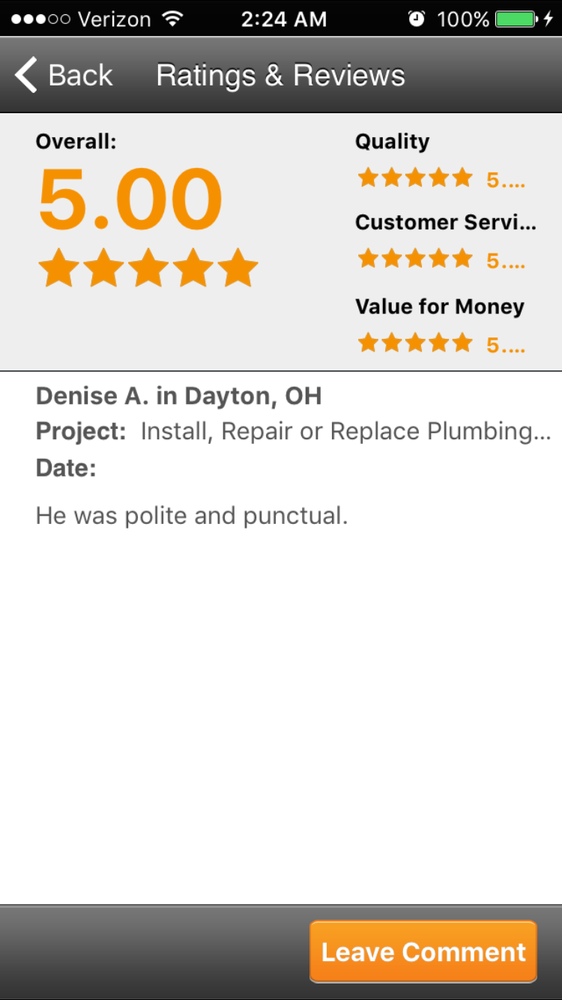 Slide of Bentley Plumbing and Drain Service