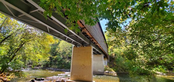 Meems Bottom Covered Bridge by null