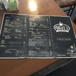 Deli’s - Menu 1/2
