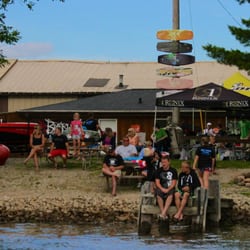 Fort Fremont Marine - River Front View.  We are located right on the water; great for demos, tournaments, and water fun!