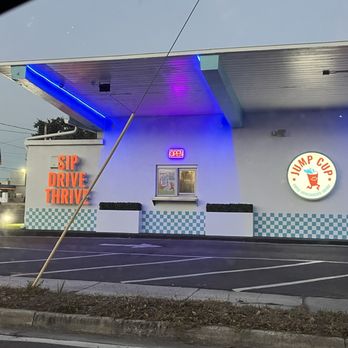 Jump Cup - Side view from Himes, February 2026 - Coffee & Tea Near Me - Tampa, Florida
