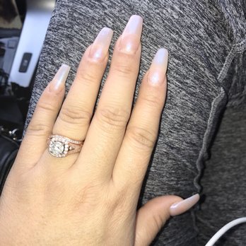 Utopia Nails - Not one nail is coffin shaped, but I LOVED this color! - Nail Salons Near Me - Fontana, California