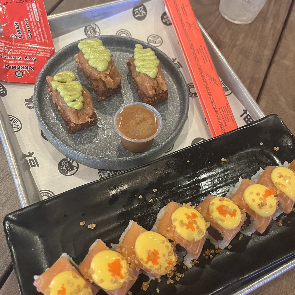 B-Side - lost in translation roll and crispy rice - Sushi Bars Near Me - Miami, Florida B-Side - lost in translation roll and crispy rice - Sushi Bars Near Me - Miami, Florida