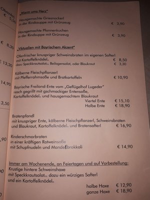 Menu photo 2 Echardinger Einkehr Munich, BY