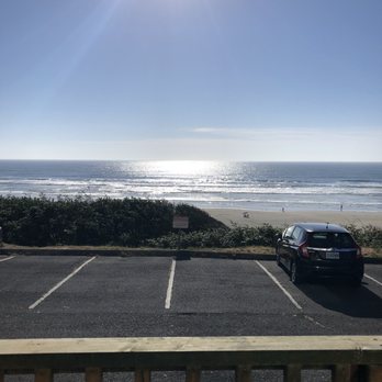 Shilo Inns Newport Oceanfront - View from my hotel room doorway - Hotels Near Me - Newport, Oregon Shilo Inns Newport Oceanfront - View from my hotel room doorway - Hotels Near Me - Newport, Oregon