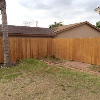 Fence Masters - New front fence.  Moved forward to be flush with house and the meters behind it. - Fences & Gates Near Me - Fallbrook, California