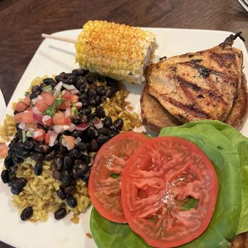 Green Hills Grille - Hickory Grilled Chicken Sandwich rice beans and corn - Salad Near Me - Nashville, Tennessee Green Hills Grille - Hickory Grilled Chicken Sandwich rice beans and corn - Salad Near Me - Nashville, Tennessee