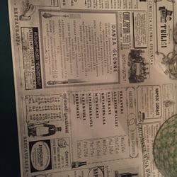 Tbilisi - Menu