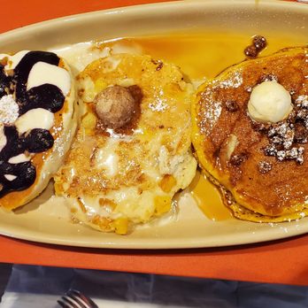 Snooze, an A.M. Eatery - "Signature Pancake Flight" - Breakfast & Brunch Near Me - Houston, Texas