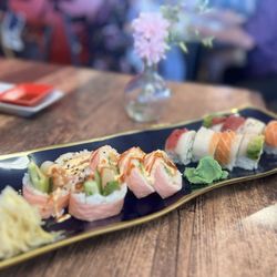Hibachi2Go - Dynamite Roll & Rainbow Roll