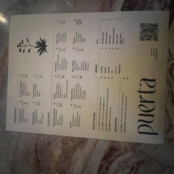 Puerta - Menu - Mexican Near Me - Charlotte, North Carolina