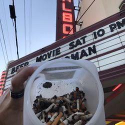 Cigarette butts collected with ashcans along Balboa