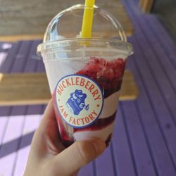 Huckleberry Jam Factory - 12oz huckleberry jam milkshake