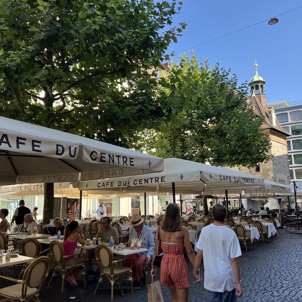 Café du Centre - Outdoor seating - French Near Me - Geneva, GE Café du Centre - Outdoor seating - French Near Me - Geneva, GE