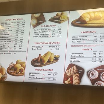 Kolache Factory - Menu - Bakeries Near Me - Tustin, California