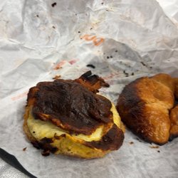 Dunkin' - Bacon egg and cheese on a croissant