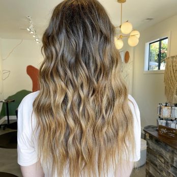 The Studio Salon - 22" IBE extensions + custom color by Kendra - Hair Extensions Near Me - Los Altos, California