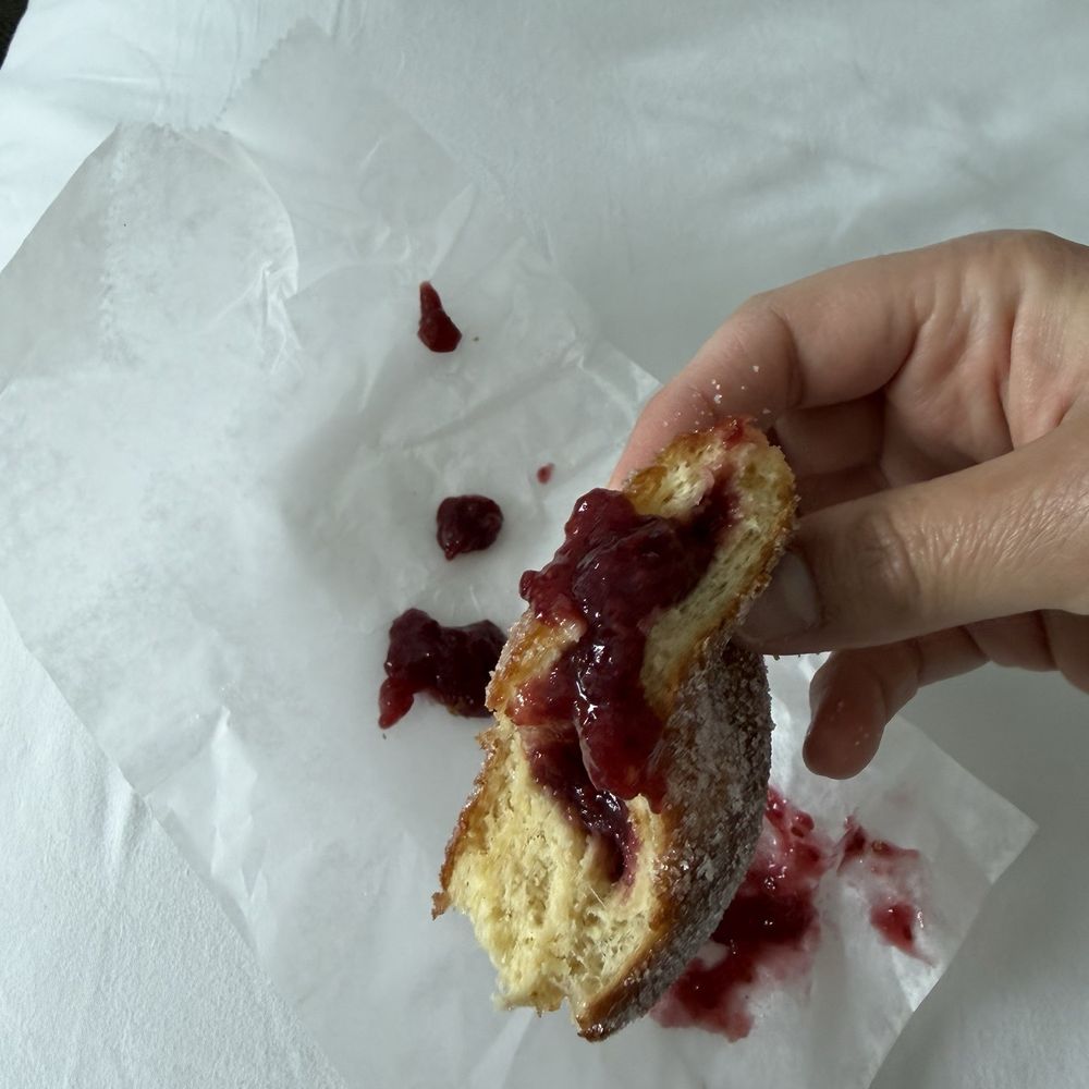 Orwashers - Raspberry jelly donut - Bakeries Near Me - New York, New York Orwashers - Raspberry jelly donut - Bakeries Near Me - New York, New York