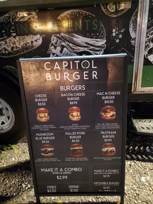 Menu photo 8 Capitol Burger Torrey, UT