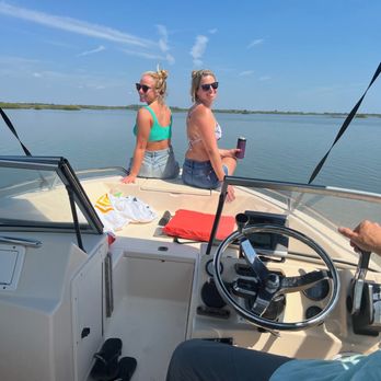 Crab Creek Charters - Relaxing on the boat! - Boat Charters Near Me - Tybee Island, Georgia