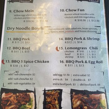 Noodle Bar - Menu - Vietnamese Near Me - Marina, California Noodle Bar - Menu - Vietnamese Near Me - Marina, California