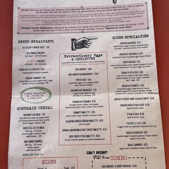 George's Corner - Menu - American Near Me - St George, Utah