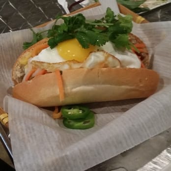 Ba Mien Bistro - Banh mi thit nuong.. it was okay.. looks much better than it tasted. - Vietnamese Near Me - Houston, Texas