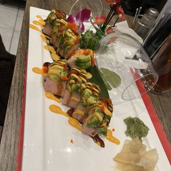 Fancy Sushi & Grill - Salmon Specialty Roll - Sushi Bars Near Me - Jacksonville, Florida