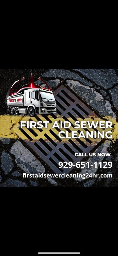 Slide of First Aid Sewer Cleaning
