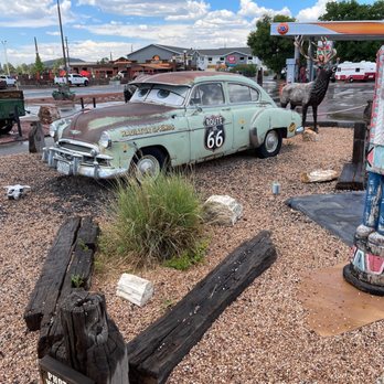 Route 66 Museum and Gift Shop - 50-something (?) Chevy. License plate says '49 - Gift Shops Near Me - Williams, Arizona Route 66 Museum and Gift Shop - 50-something (?) Chevy. License plate says '49 - Gift Shops Near Me - Williams, Arizona