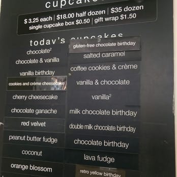 Georgetown Cupcake - Menu - Cupcakes Near Me - Washington, DC, District of Columbia