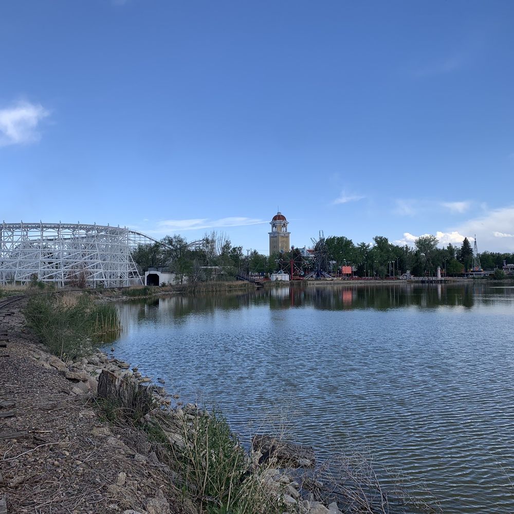 Lakeside Amusement Park - View from train ride - Amusement Parks Near Me - Denver, Colorado Lakeside Amusement Park - View from train ride - Amusement Parks Near Me - Denver, Colorado