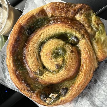 DAMO - Matcha Chocolate Croissant - Coffee & Tea Near Me - Los Angeles, California DAMO - Matcha Chocolate Croissant - Coffee & Tea Near Me - Los Angeles, California