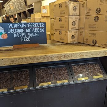 Starbucks - coffee bean display up front - Coffee & Tea Near Me - Seattle, Washington