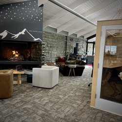 Vert Coworking - Step into a private phone booth for privacy or curl up next to the fire if you're tired of working at your desk.