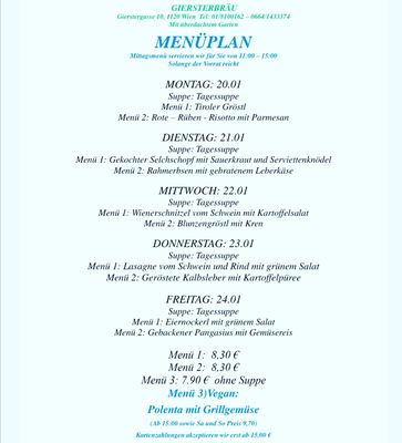 Menu photo 1 Giersterbräu Vienna, 9