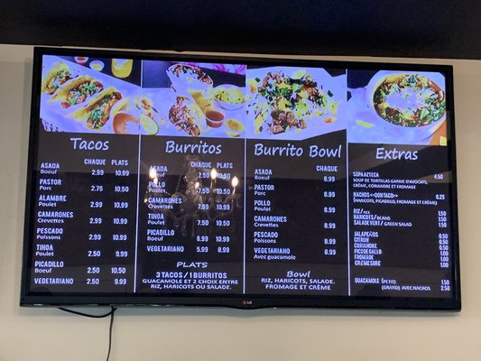 Menu photo 1 Don Taco Montreal, QC