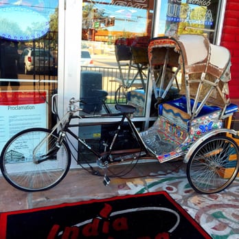 The Dhaba - A Rickshaw parked outside the restaurant. Good touch. - Indian Near Me - Tempe, Arizona